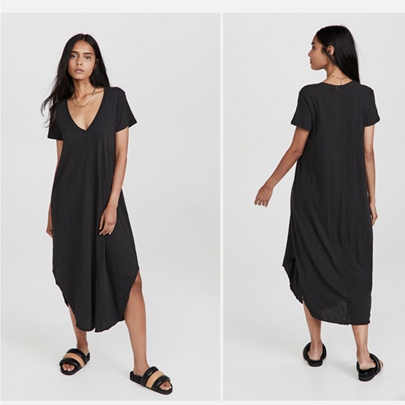 Z Supply SHORT SLEEVE REVERIE MIDI DRESS - Picture 2 of 2